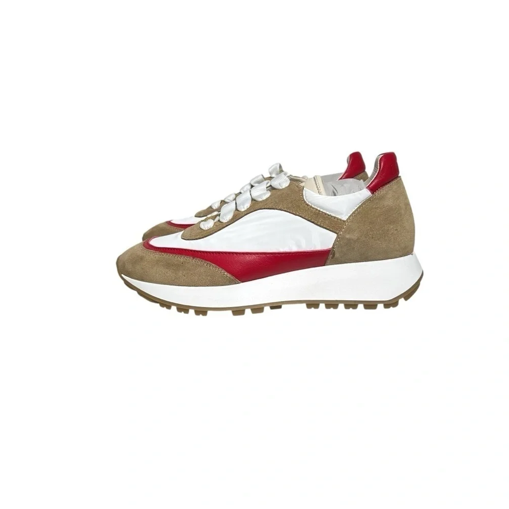 Lita By Ciara Multicolor Sport Trainer Sneaker In Red/White Size 37 EU 6.5-7 US